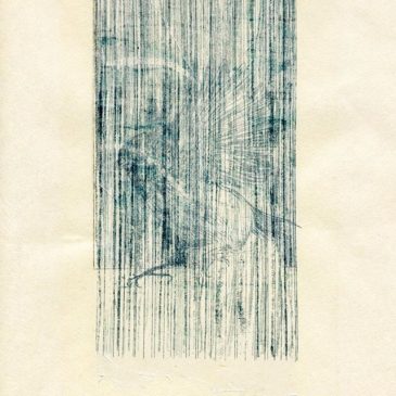 "The outside of window 6 " 2010, Mimeograph print, Edition of 3, 26×11cm.You can Pay by Paypal (for international). #mimeograph #printmaking #miniprint #謄写版 #ガリ版 #fileprateproses